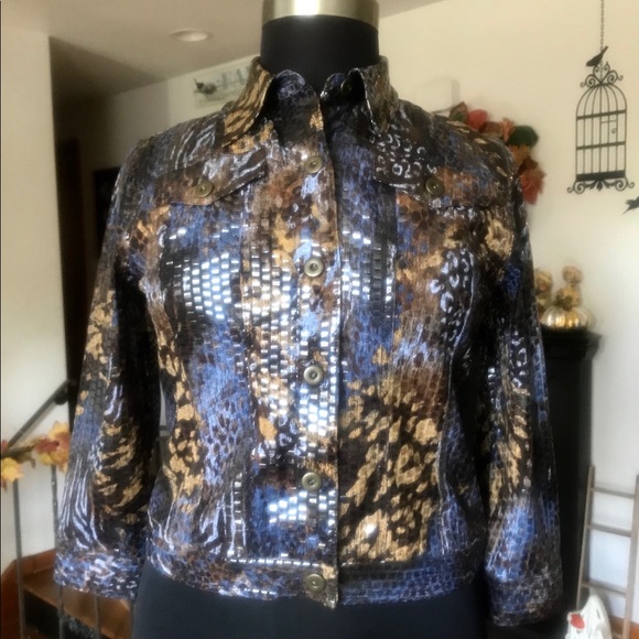 Ruby Rd. Sequin jacket - Picture 1 of 6
